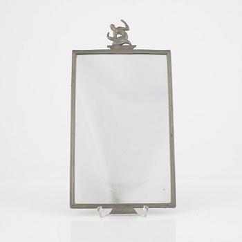 Svenskt Tenn, a pewter mirror, model "A 140", Stockholm 1928.