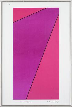 Olle Baertling · OLLE BAERTLING, färgserigrafi, signerad och numrerad 17/100.