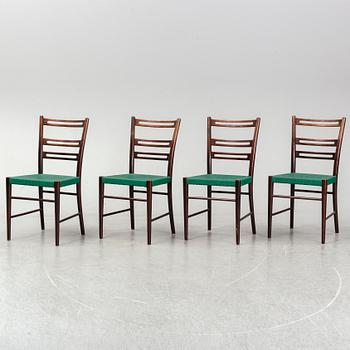 Four 1930s/1940s chairs by Gemla, Sweden.