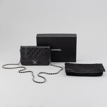 Chanel, a black leather 'Mademoiselle' handbag, 2016-2017.