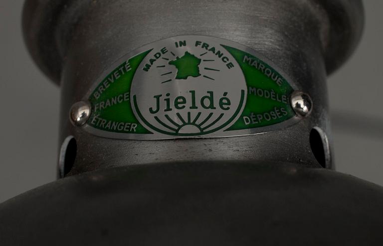 GOLVLAMPA, design Jean-Louis Domecq, 1950. Märkt Jieldé, Frankrike.