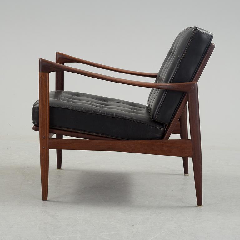 IB KOFOD LARSEN, fåtölj, "Kandidaten", OPE möbler, 1960-tal.