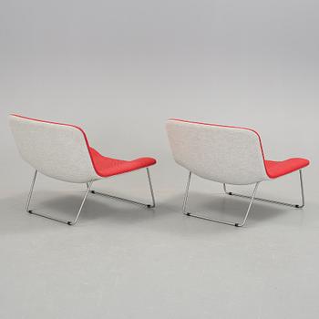 FÅTÖLJER, ett par, "Spring", Erwan Bouroullec, Cappellini, Italien. Formgivna år 2000.