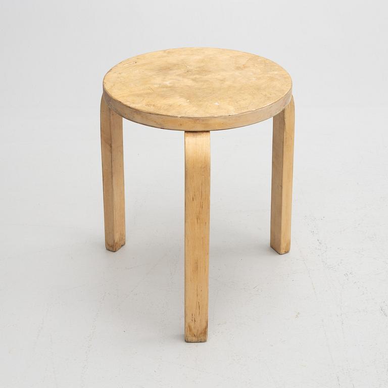 Alvar Aalto, a model '60' stool, Artek, Finland 1950's/60's.