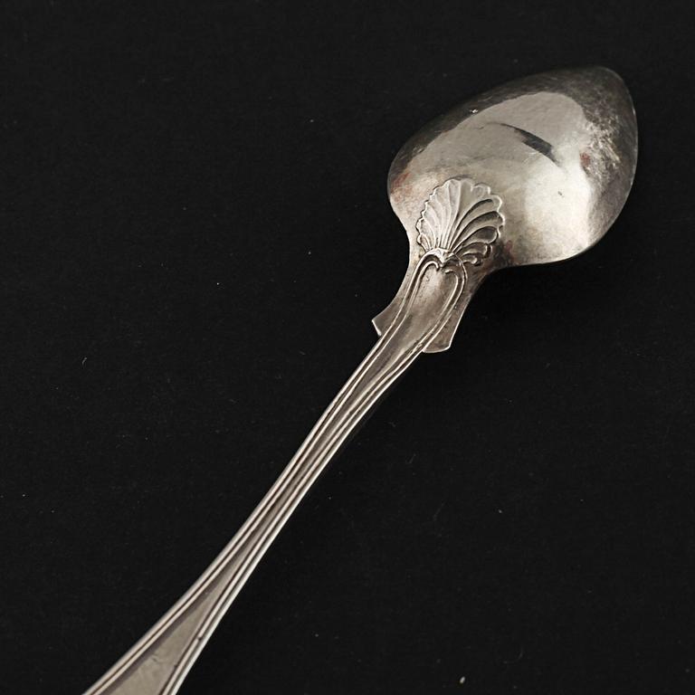 23 silver spoons from Sweden, 19th and 20th century.