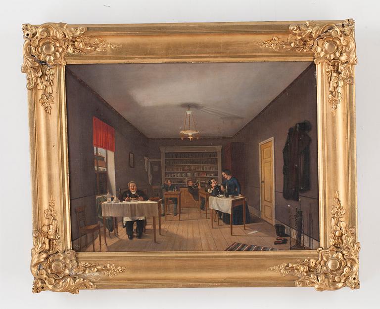 Melker Fredrik Sjösteen (Sjösten), "Interiör av en källare i Stockholm" (=Interior from a basement in Stockholm).