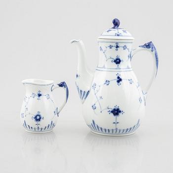 A 30-piece porcelain "Blue fluted" coffee service, Bing & Grøndahl, Denmark.