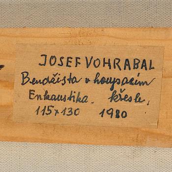 Josef Vohrabal, oil on canvas, signed and dated 1980.