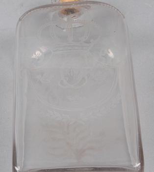 FLASKA, glas. 1800-talets första hälft.