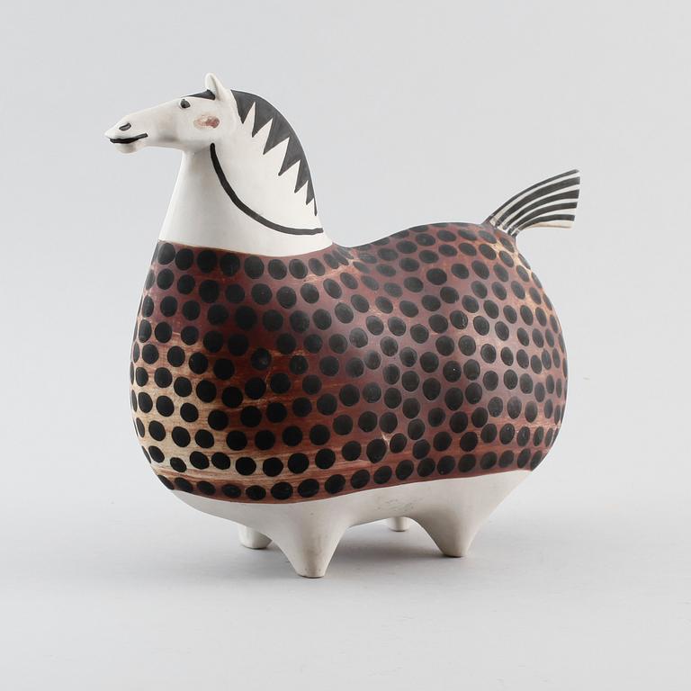 FIGUR, stengods, "Springare", Stig Lindberg, Gustavsberg.