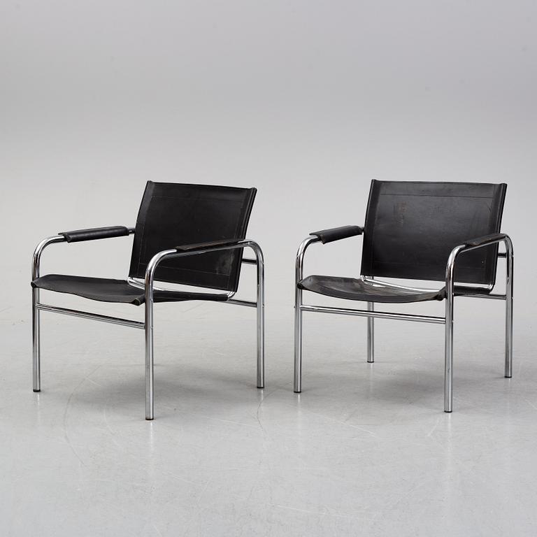 A pair of 'Klinte' armchairs by Tord Björklund for Ikea, 1980's.