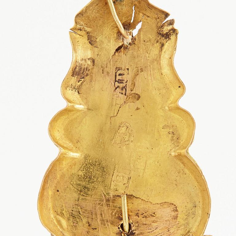 HÄNGE, med kedja. 18K guld.