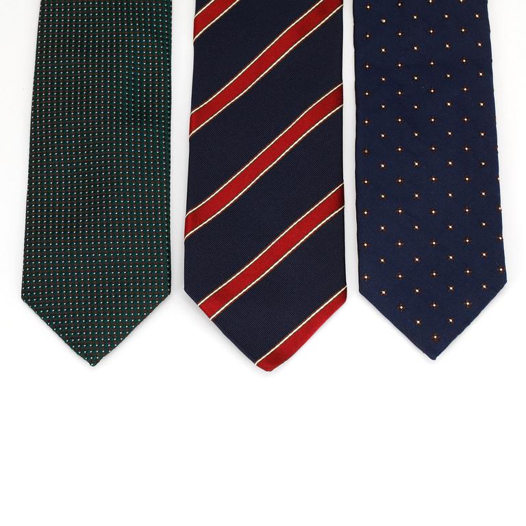 CORNELIANI, tre stycken slipsar.