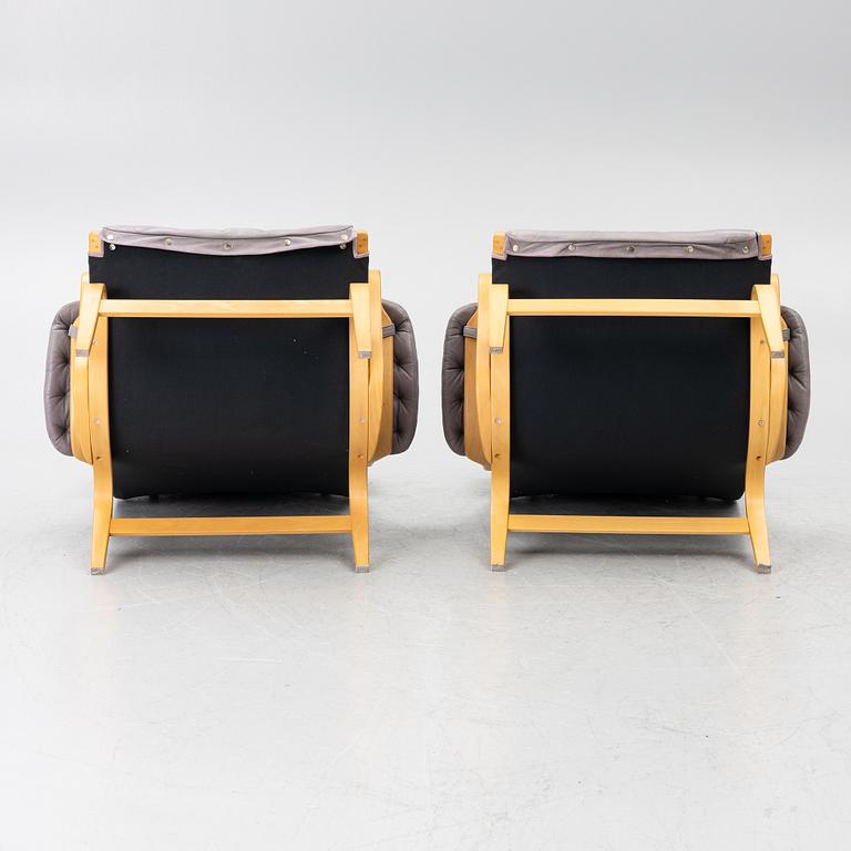 Bruno Mathsson, A pair of armchairs, “Pernilla”, DUX.