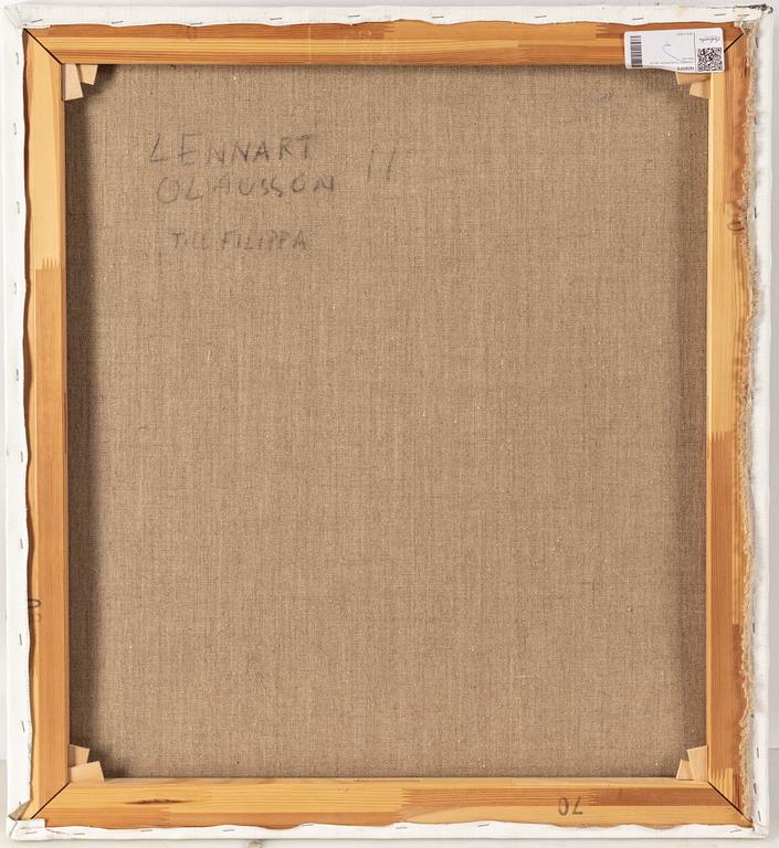 LENNART OLAUSSON, oil on canvas, signed verso.