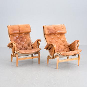 FÅTÖLJER, ett par, "Pernilla", Bruno Mathsson, Dux.