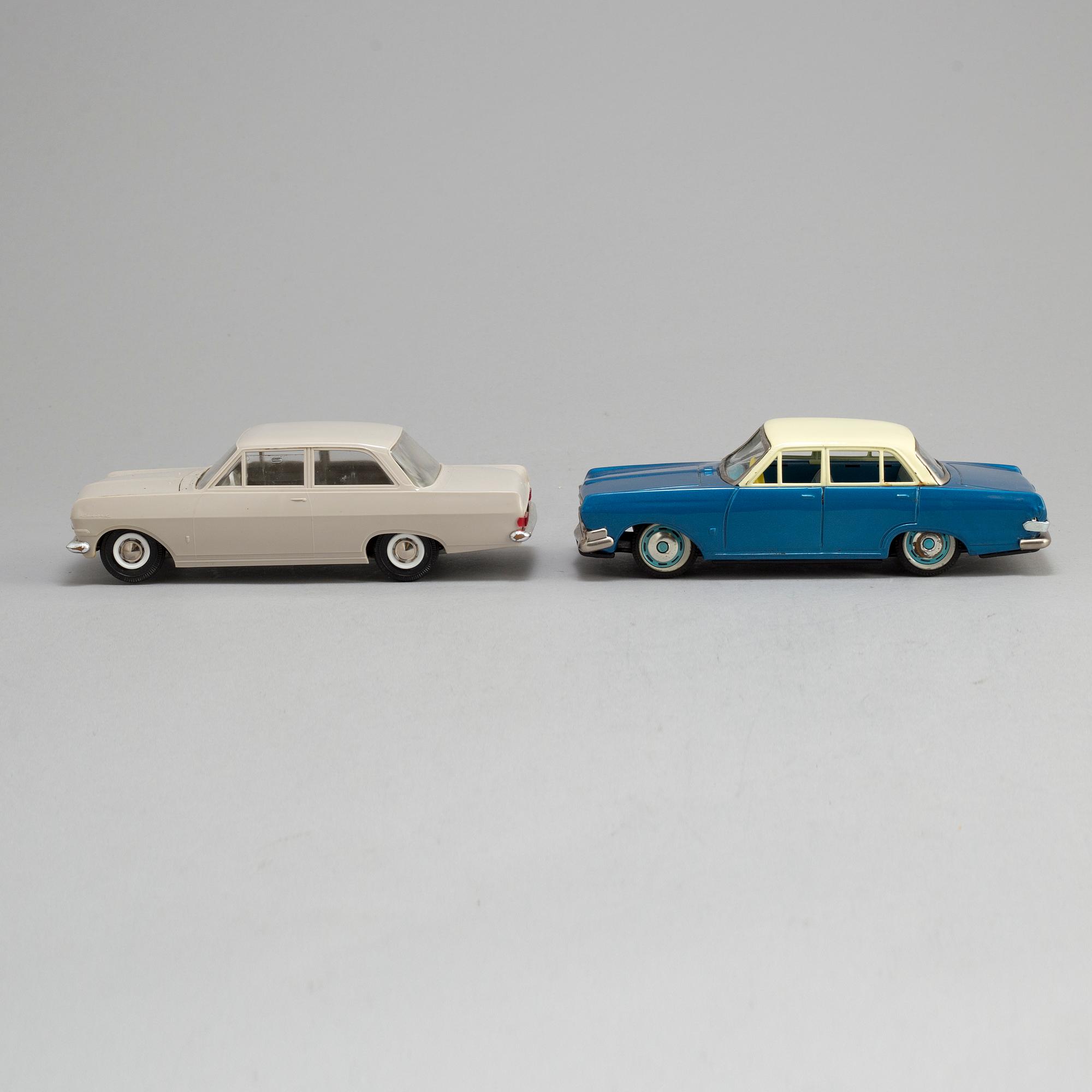 two toy cars 