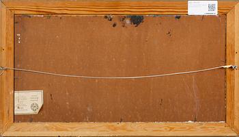 BERTIL WAHLBERG, olja på pannå, signerad.