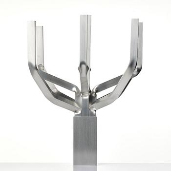 David Taylor, a unique "Aluminium Candelabra 9", Studio Mellösaverken, Sweden, 2022.