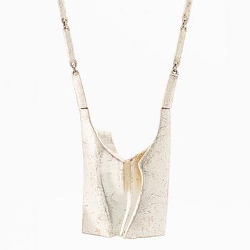 Björn Weckström, collier, silver, "Januari", Lapponia 1994.