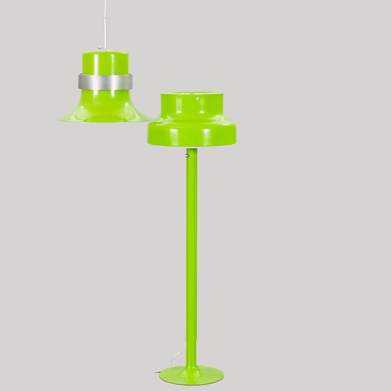 GOLVLAMPA, "Bumling", Anders Pehrson och TAKLAMPA, Atelje Lyktan, Åhus, 1970-tal.