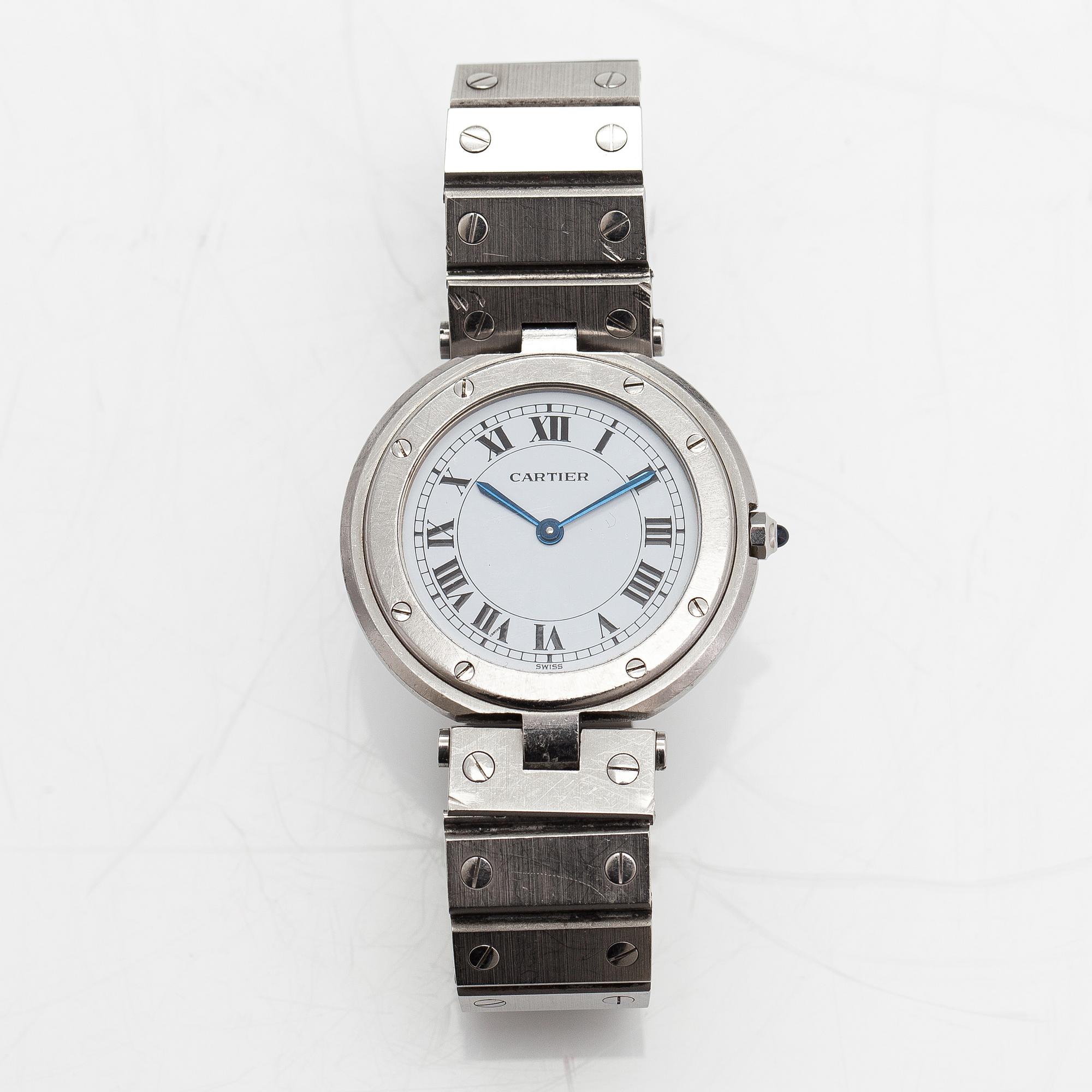 Cartier, Santos Vendôme, VLC, armbandsur, 32,5 mm.