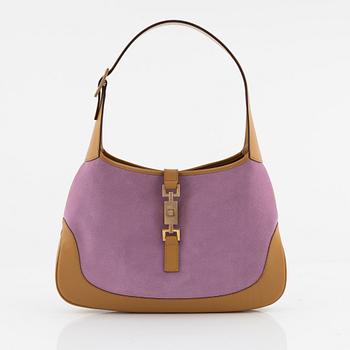 Gucci, a suede and leather 'Jackie' handbag.