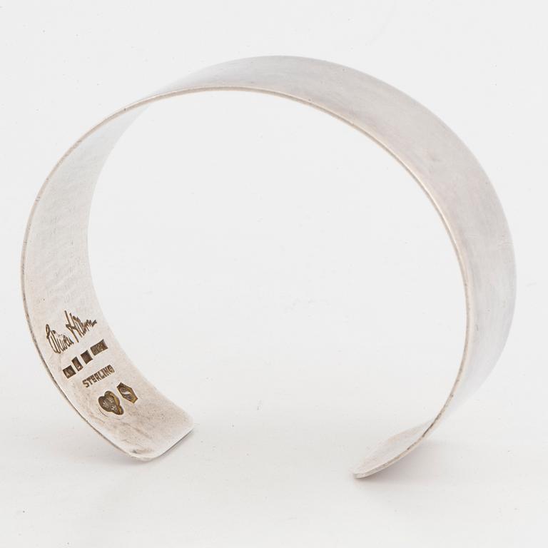 WIWEN NILSSON, silver bangle.