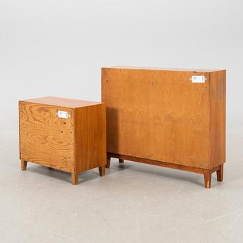 Bookcase and chest of drawers 1940s.