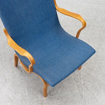 Bruno Mathsson, Fåtölj, "Eva", Firma Karl Mathsson, Värnamo, 1973.