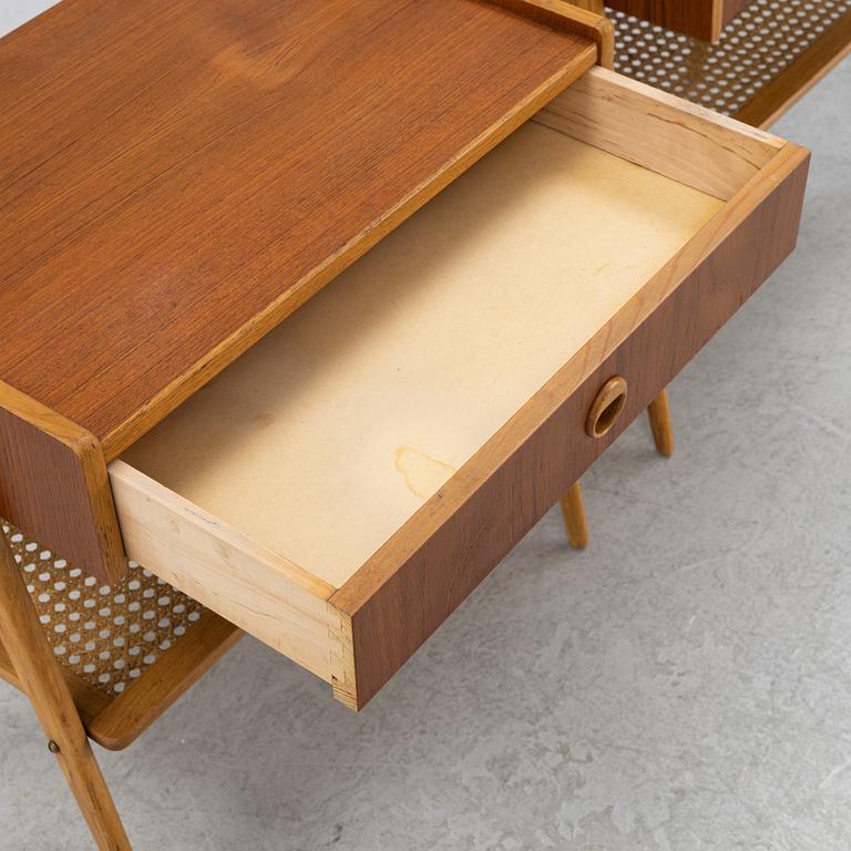 Sängbord, ett par, 1950/60-tal.