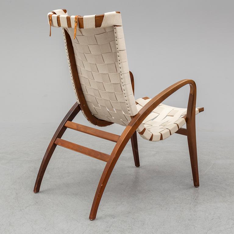 BRUNO MATHSSON, a 'Gräshoppan' easy chair, Mathsson International, 1992.