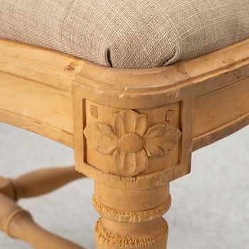 Three 'Hallunda' chairs, Ikea, 1990's, Gustavians style.