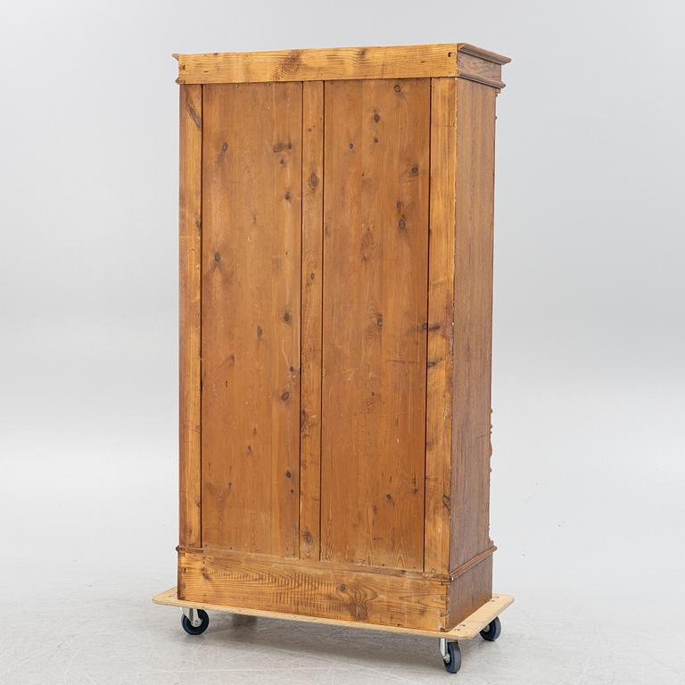 An oak cabinet, late 19th century.