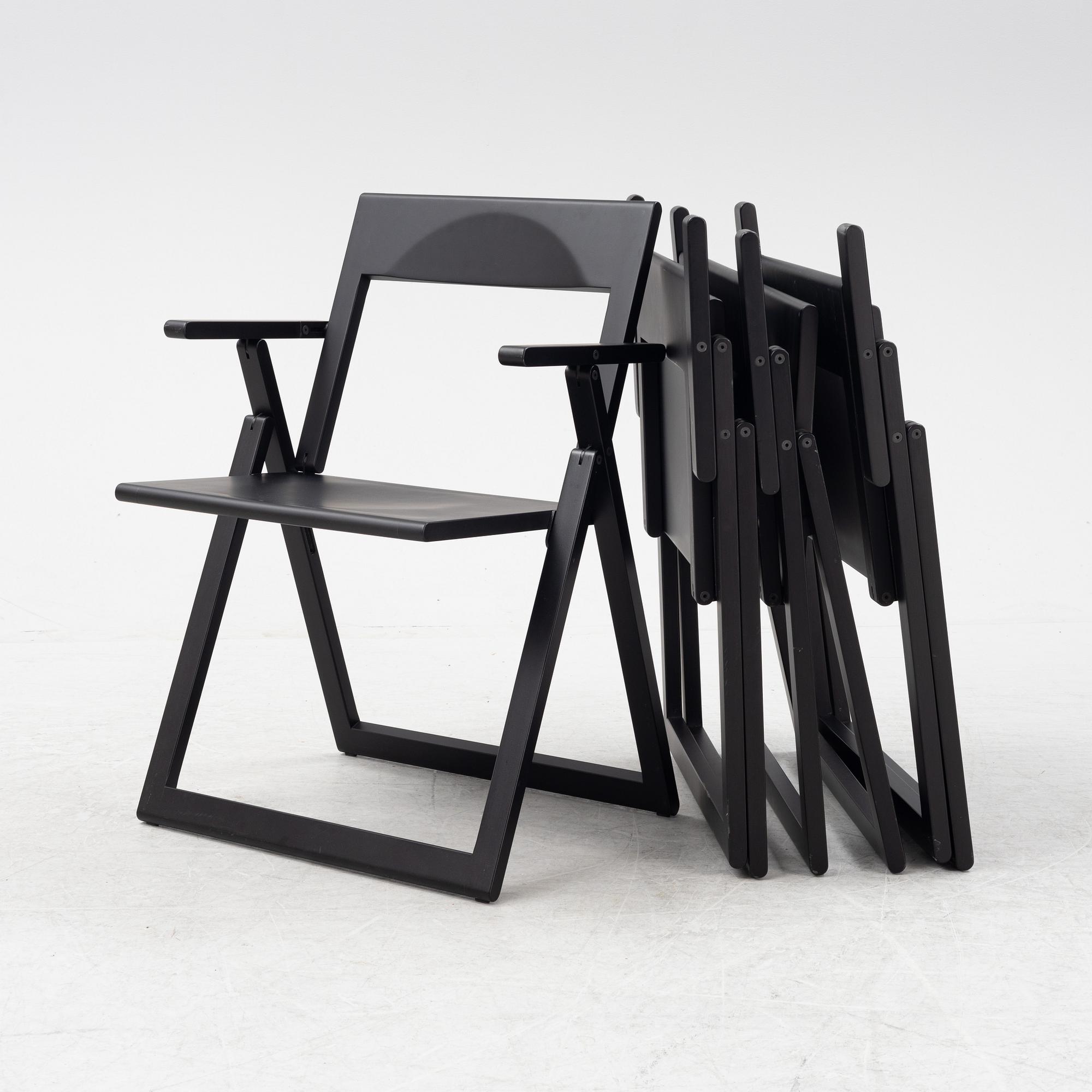 Marc Berthier, a set of four 'Aviva' chairs, Magis, Italy.