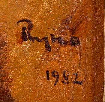 RYNO FRIEBERG, olja på duk, signerad och daterad 1982.