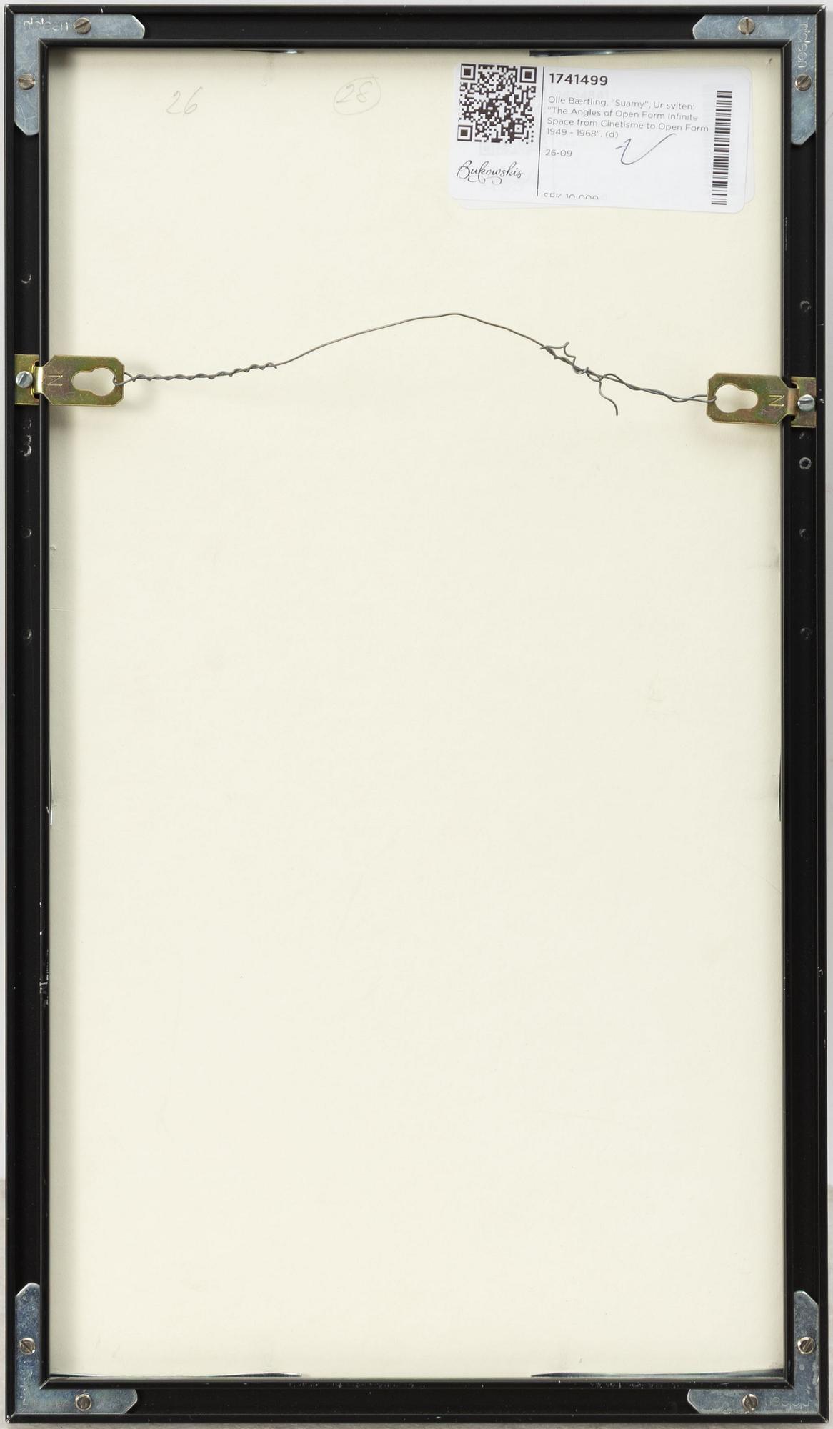 Olle Bærtling, "Suamy", Ur sviten: "The Angles of Open Form Infinite Space from Cinètisme to Open Form 1949 - 1968".