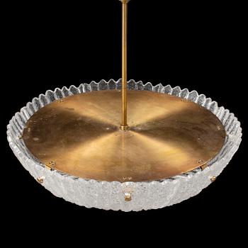 A ceiling pendant by Carl Fagerlund from Orrefors.