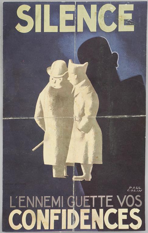 AFFISCH, papper, Paul Colin, Frankrike, 1900-talets mitt.