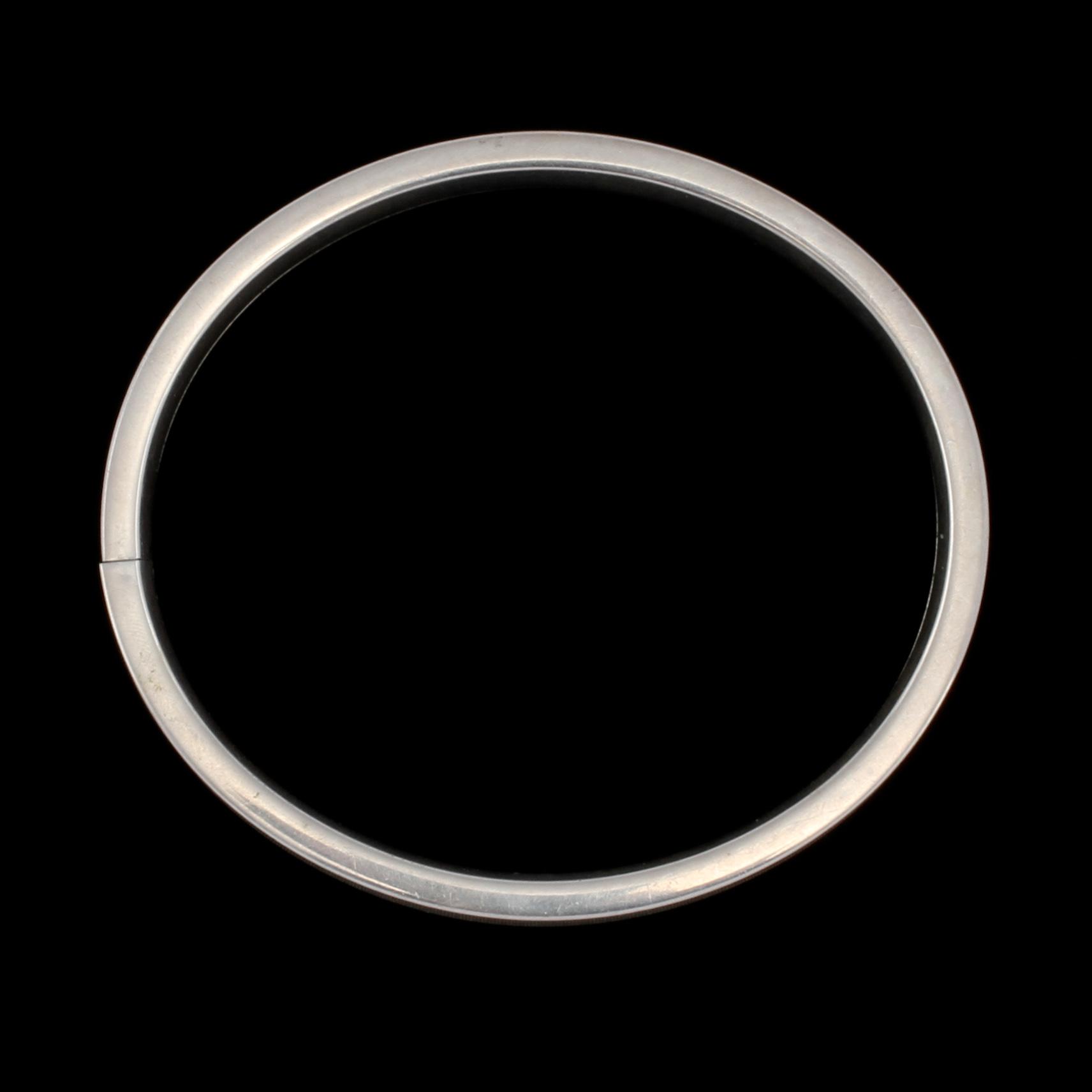ARMLÄNK, silver, importstämplad, 1900-talets tredje kvartal. Vikt 16 g.