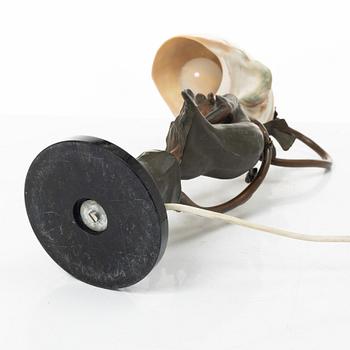 Ludwig Beck, bordslampa, "Bonjour", Art Nouveau, tidigt 1900-tal.