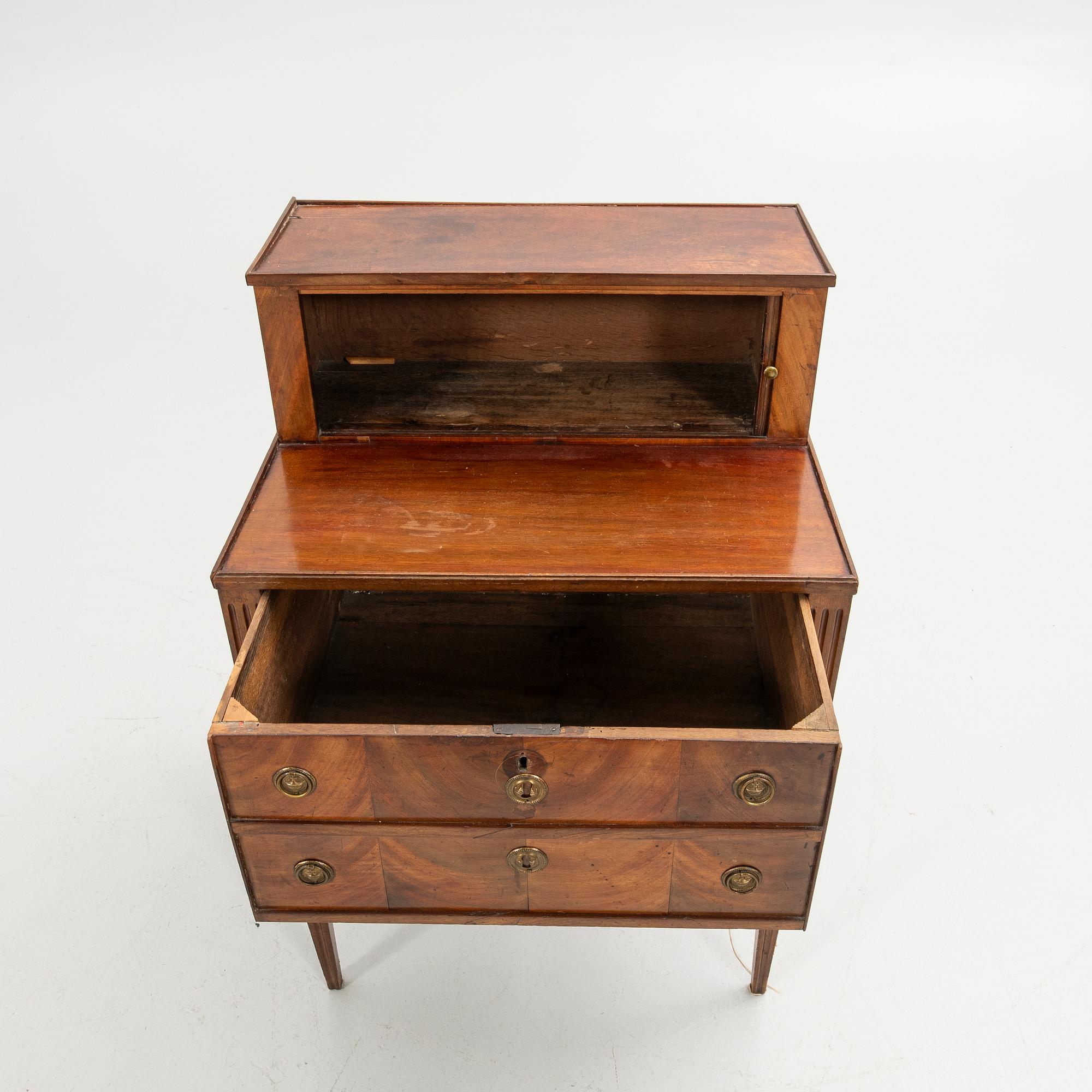 Writing desk, late Gustavian, circa 1800.