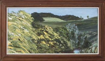 BO HULTÉN, olja på duk, signerad.