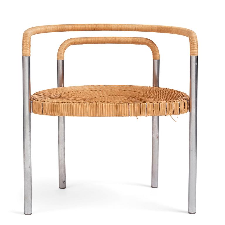 Poul Kjaerholm, karmstol "PK-12", edition E Kold Christensen, Danmark tidigt 1960-tal.