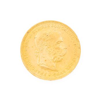 Gold coin, Austria-Hungary, 20 Corona, 1894.