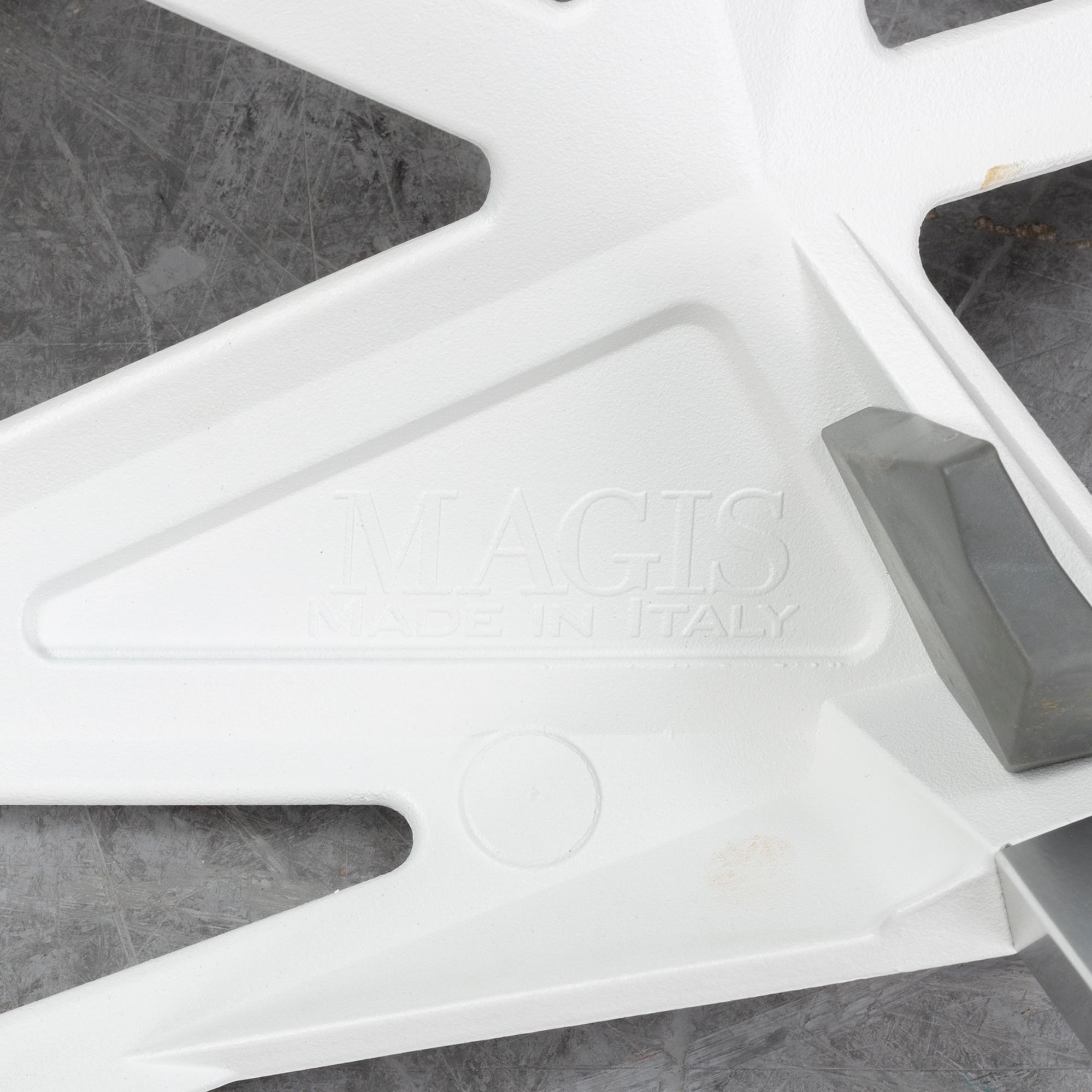KONSTANTIN GRCIC, a pair of white aluminium "Chair one", Magis, Italien, 21st century.