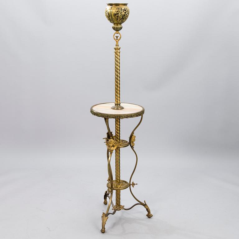 A late 19th century floor lamp.