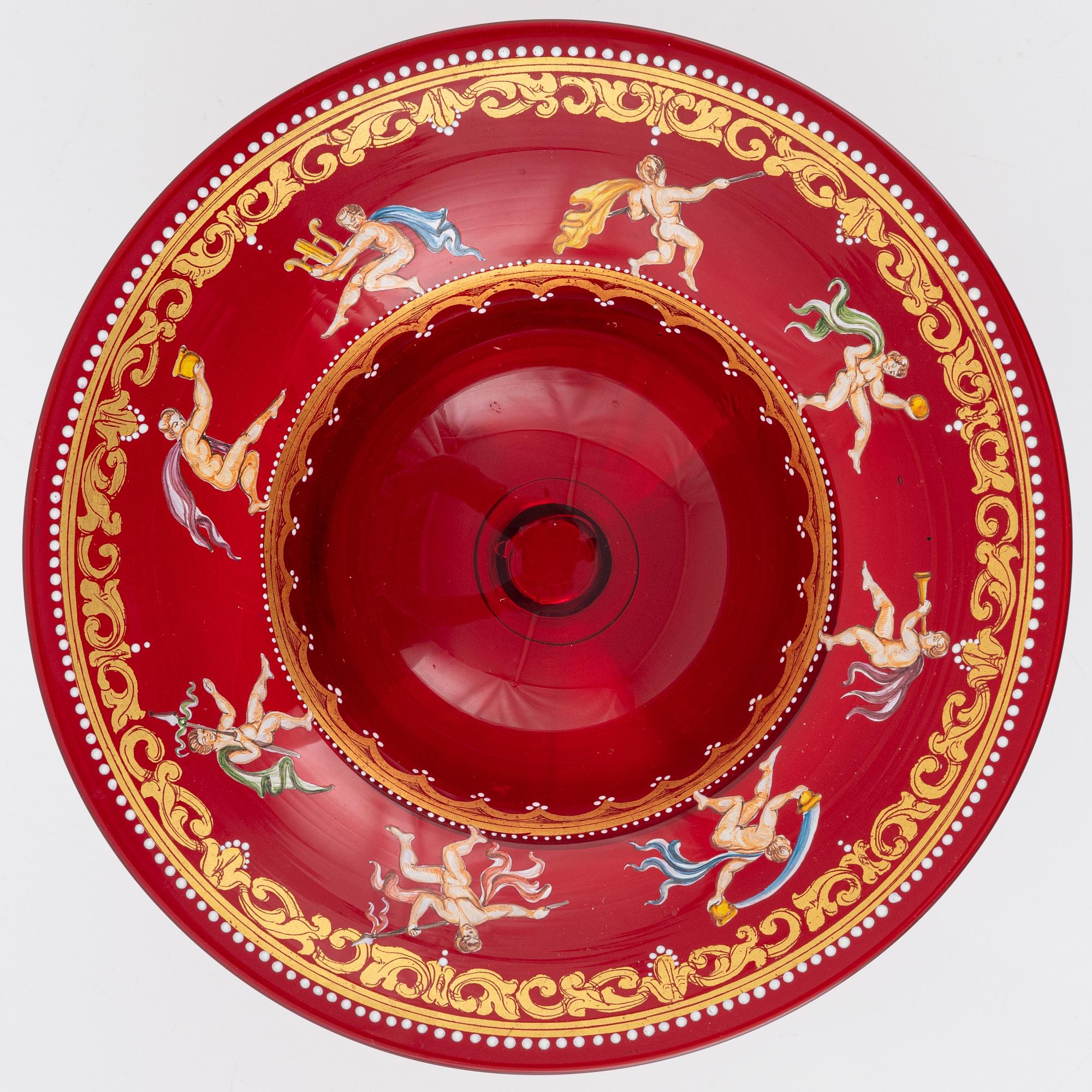 A tazza, 19th century.