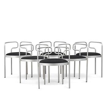 9. Henning Larsen, a set of 6 "model 9230" chairs, Fritz Hansen, Denmark, post 1967.