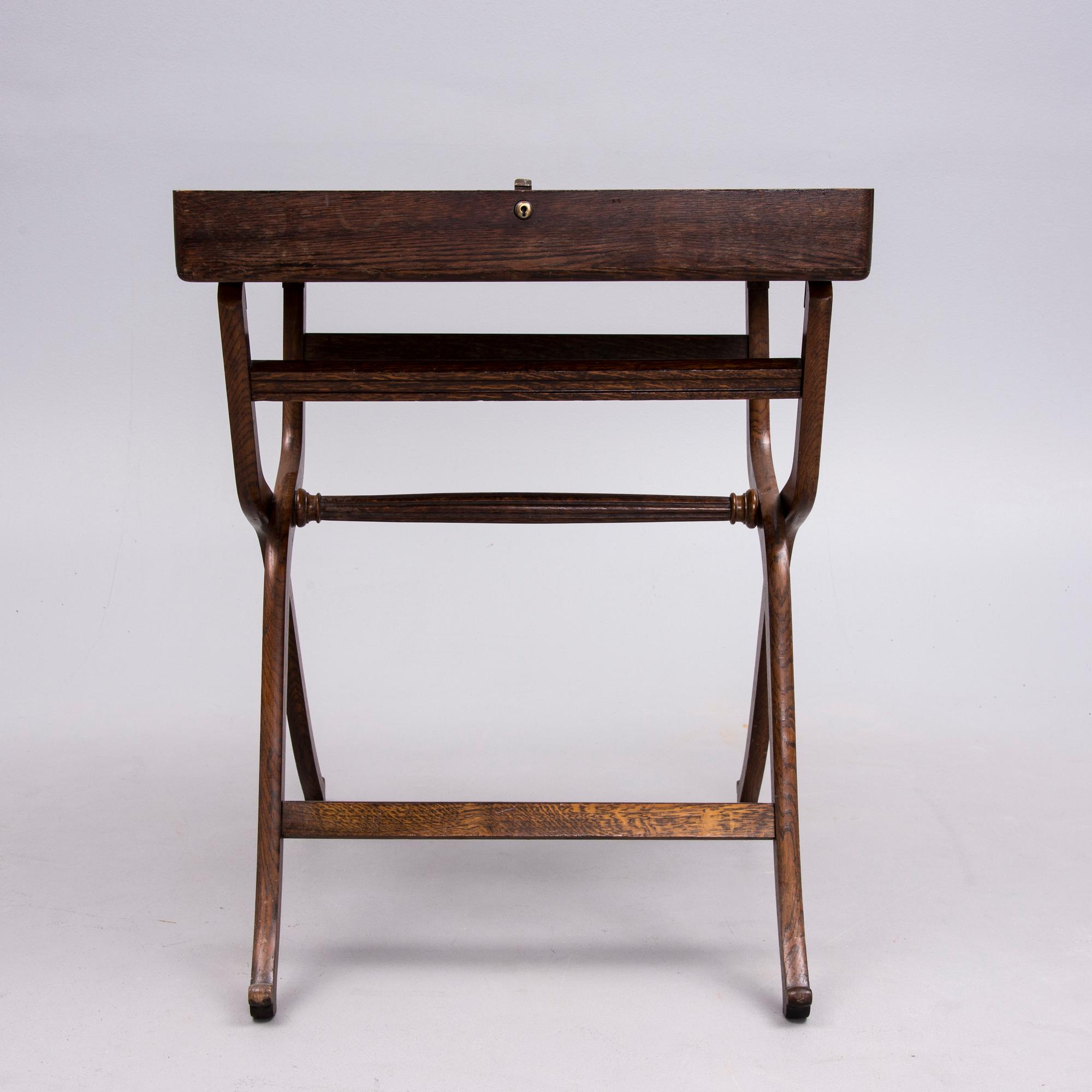 BORD, sk "Campaign Desk" edvardiansk tid, England 1900-talets början.